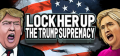 Lock Her Up: The Trump Supremacy Logo